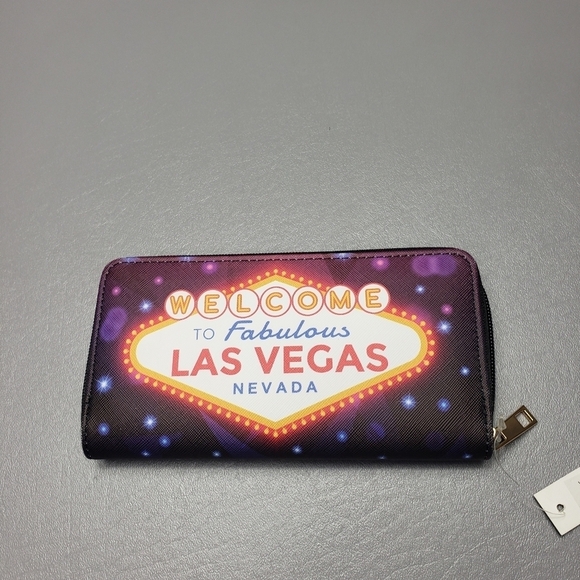 3/$15 new bijorca welcome to the fabulous Las Vegas Nevada women's wallet - Picture 5 of 9